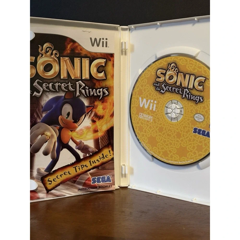 Sonic and the Street Rings (Nintendo Wii, 2007) CIB w/ Manual